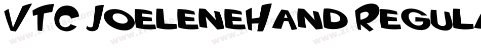 VTC JoeleneHand Regular Italic字体转换